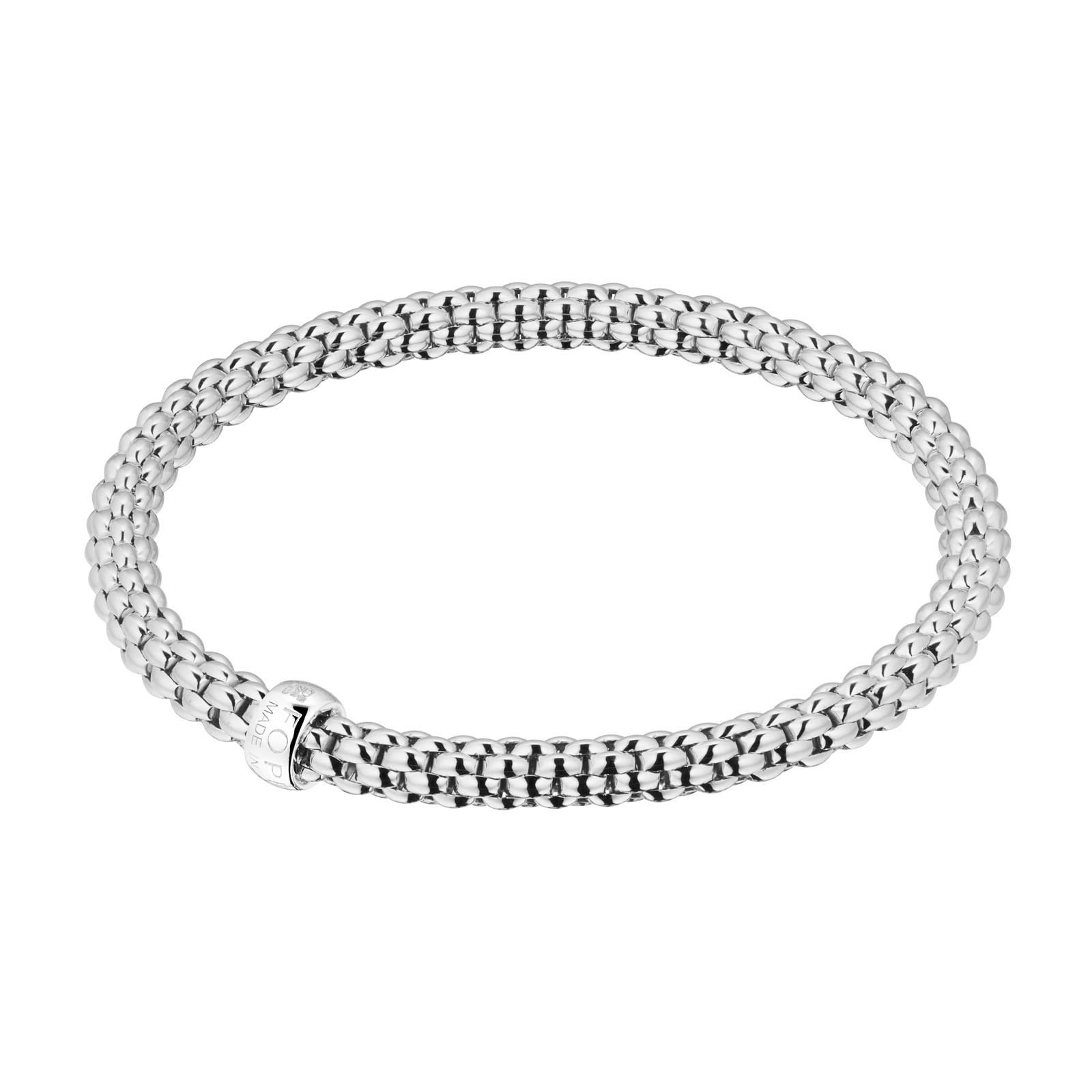 FOPE 18ct White Gold Solo Flex'It Bracelet FOPE 18ct White Gold Solo Flex'It Bracelet