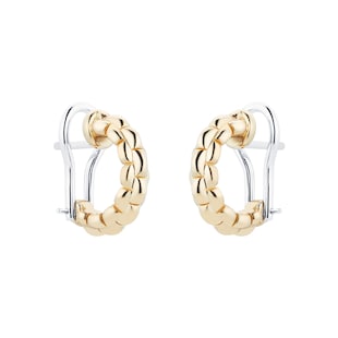 FOPE 18ct Yellow Gold Eka Tiny Small Hoop Earrings