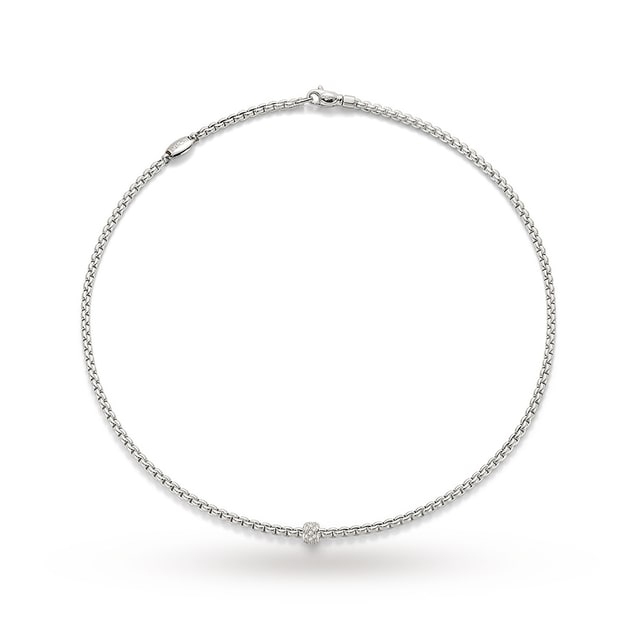 FOPE Eka Tiny 60cm Diamond Set Necklace