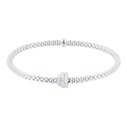 37250443 - 18ct White Gold Pave Flex'it Prima 0.31cttw Diamond Bracelet