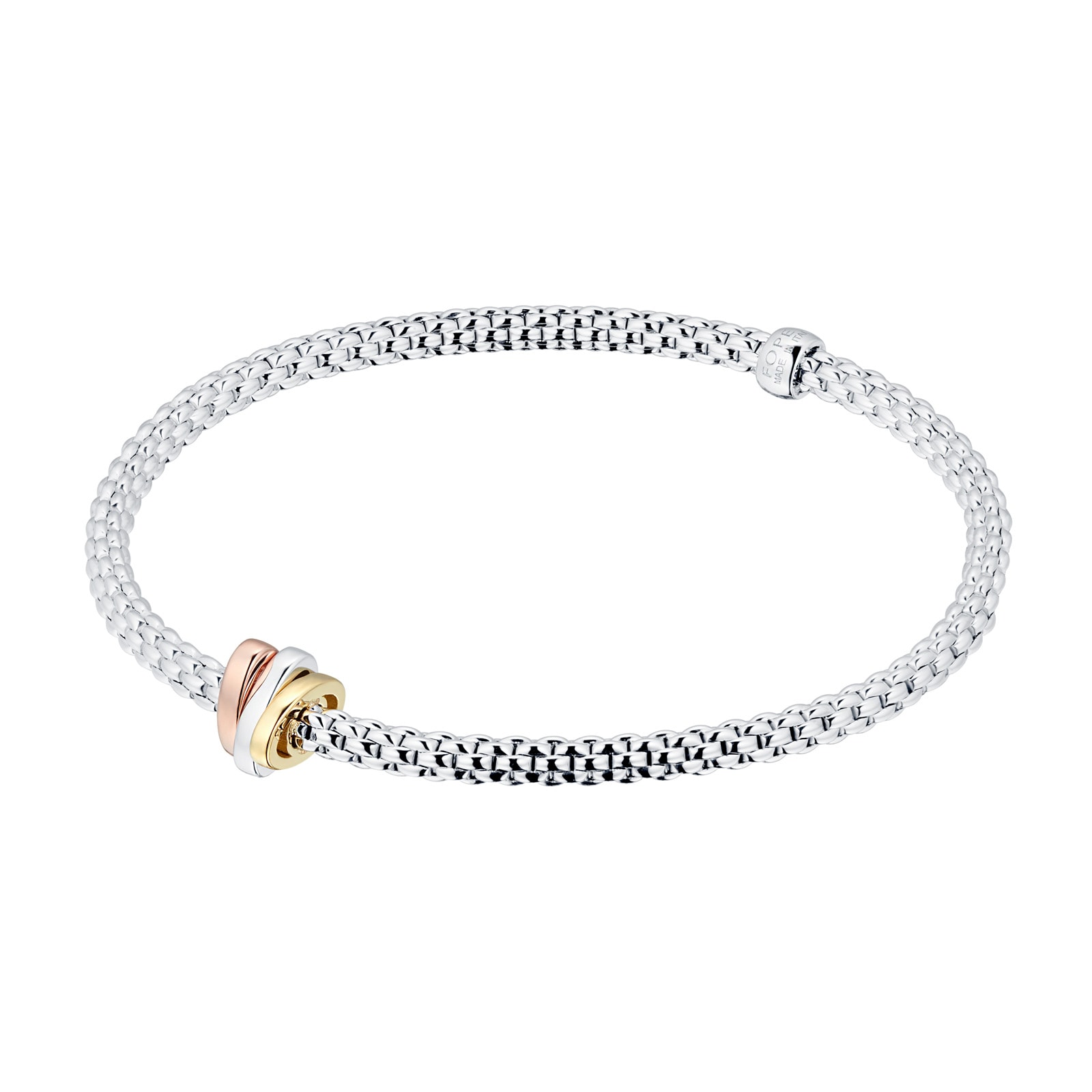 18ct Tri Tone Flex'it Prima Bracelet image