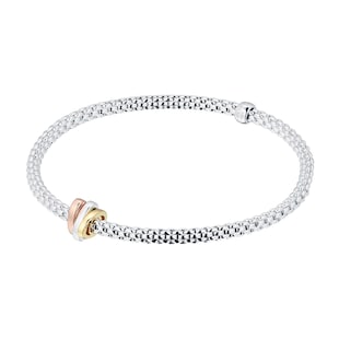 FOPE 18ct Tri Tone Flex'it Prima Bracelet