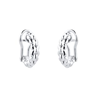 FOPE 18ct White Gold Eka Tiny Small Hoop Earrings