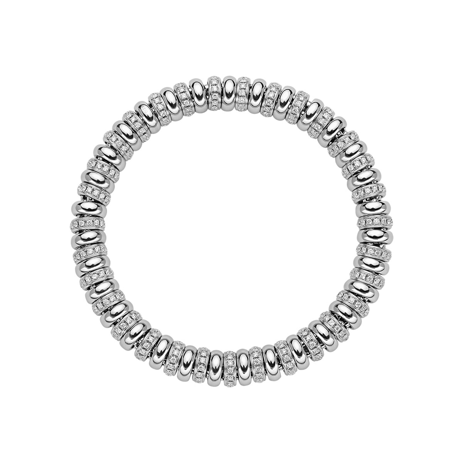FOPE 18ct White Gold Flex'it Solo Bracelet FOPE 18ct White Gold Flex'it Solo Bracelet