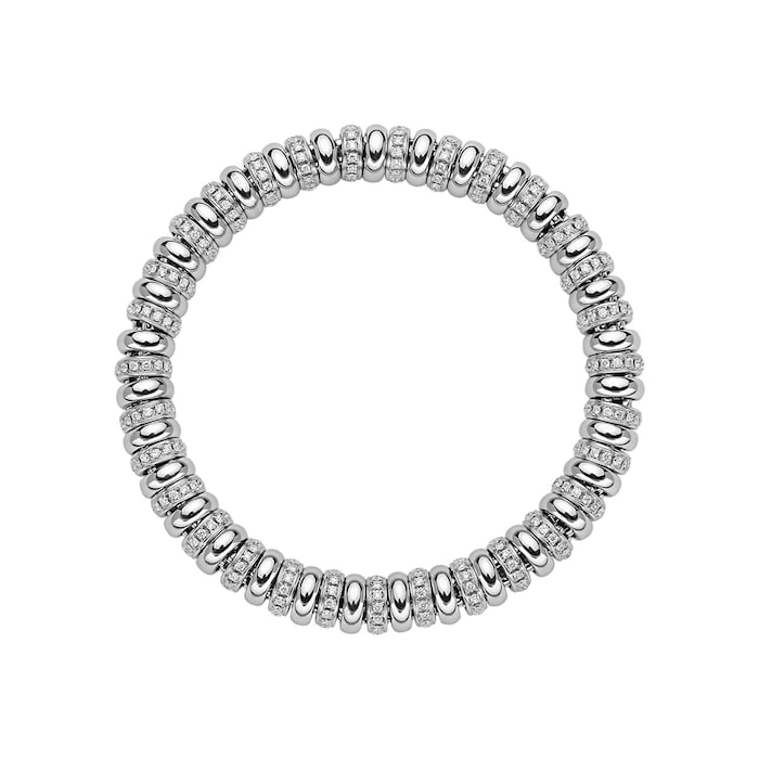 FOPE 18ct White Gold Flex'it Solo Bracelet