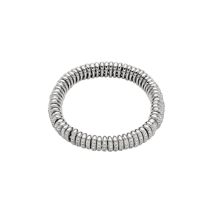 FOPE 18ct White Gold Vendome Flex'it 3.28ct Diamond Bracelet