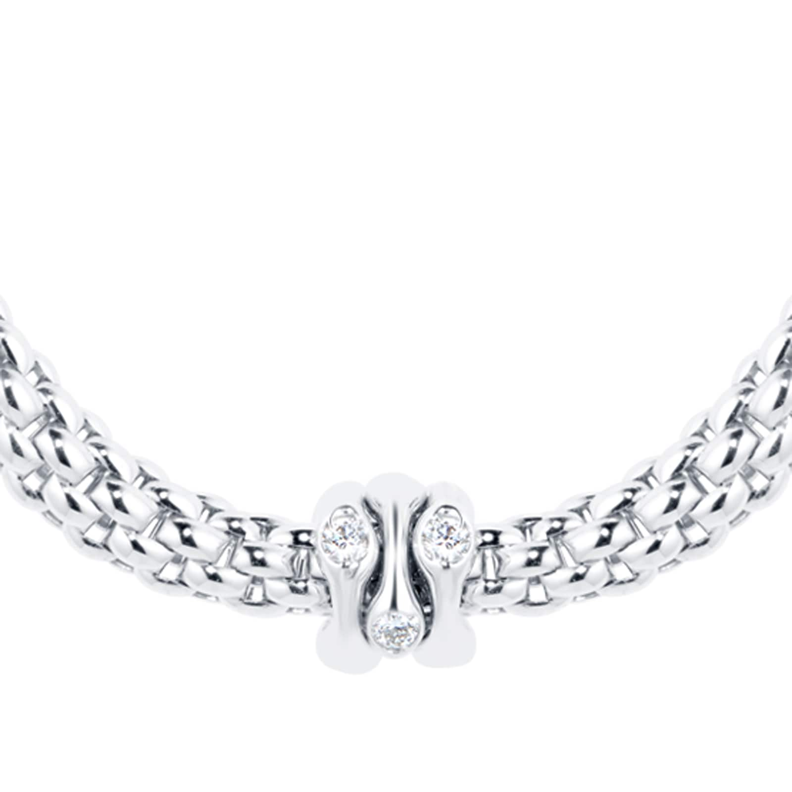 FOPE Flex'it Prima White Gold Diamond Necklace