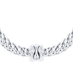 37250523 - Flex'it Prima White Gold Diamond Necklace