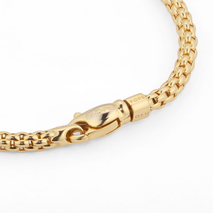 FOPE Flex'it Prima Yellow Gold Diamond Necklace