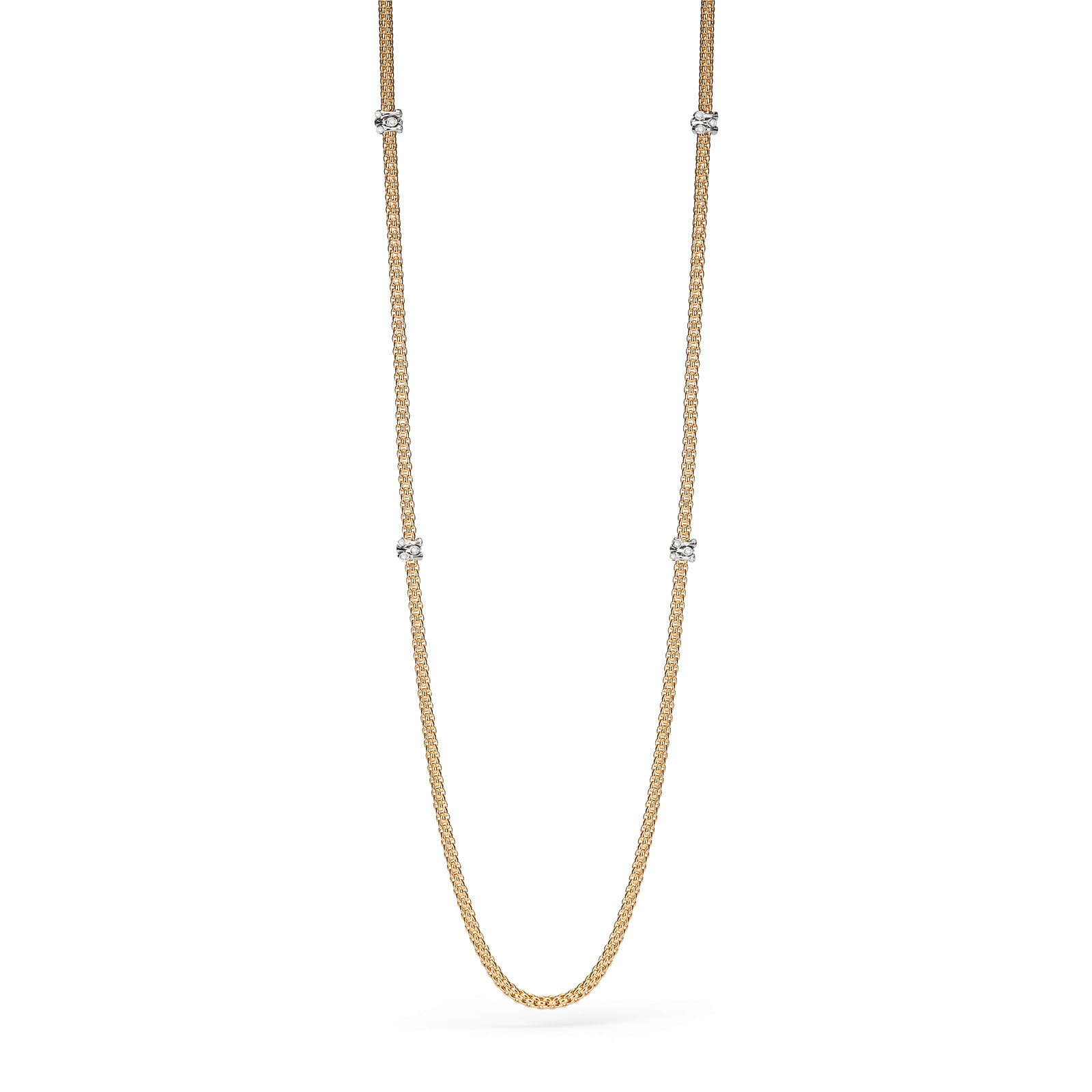 FOPE Flex'it Prima Yellow Gold Diamond Long Necklace FOPE Flex'it Prima Yellow Gold Diamond Long Necklace