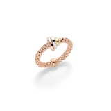 FOPE Flex'it Prima Rose Gold Ring Size Medium