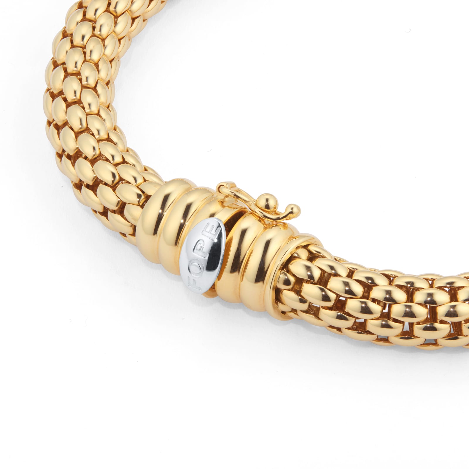 FOPE 18ct Yellow Gold Love Nest Flex'it 0.33ct Diamond Necklace FOPE 18ct Yellow Gold Love Nest Flex'it 0.33ct Diamond Necklace