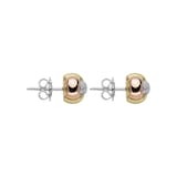 FOPE 18ct Gold Eka Tiny Diamond Stud Earrings