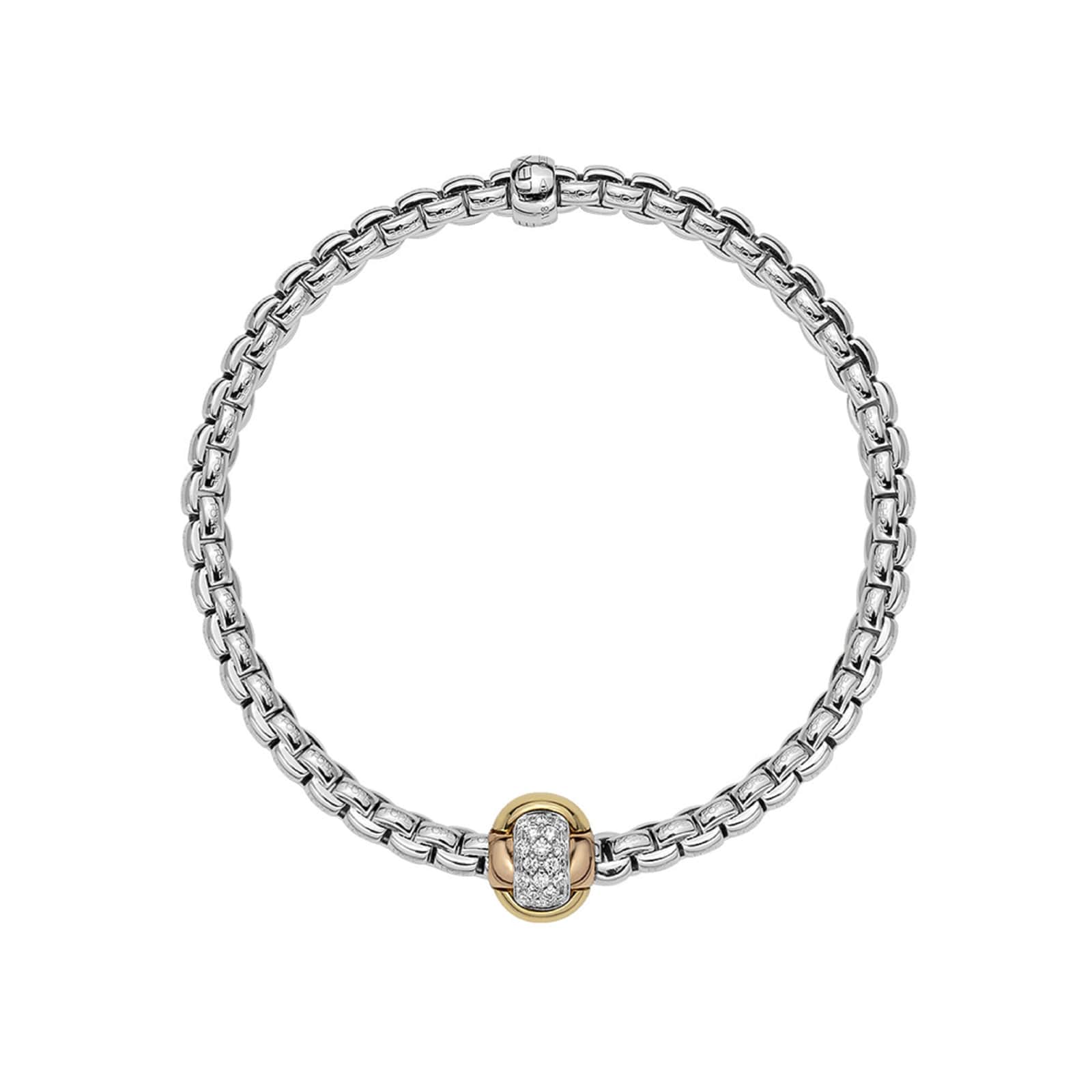 FOPE 18ct White Gold Eka Tiny Bracelet