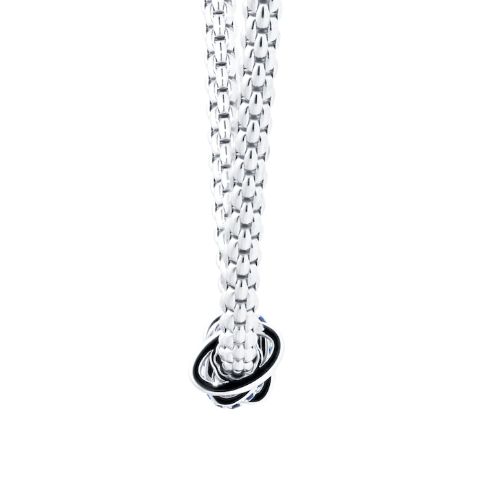 FOPE EXCLUSIVE Flex'it Prima White Gold Sapphire & Diamond Necklace