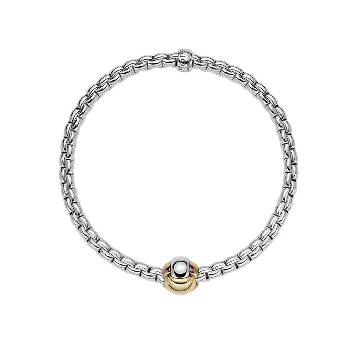 FOPE 18ct White Gold Eka Tiny Bracelet