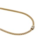 Fope 18k Yellow Gold 0.10cttw Diamond Solo Necklace