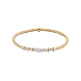 Fope 18k Yellow Gold 0.15cttw Diamond Prima Bracelet Size Medium