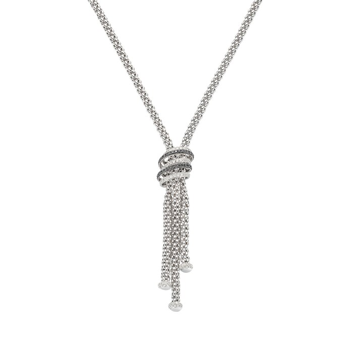 FOPE Solo MiaLuce 18ct White Gold 1.69cttw Diamond Necklace