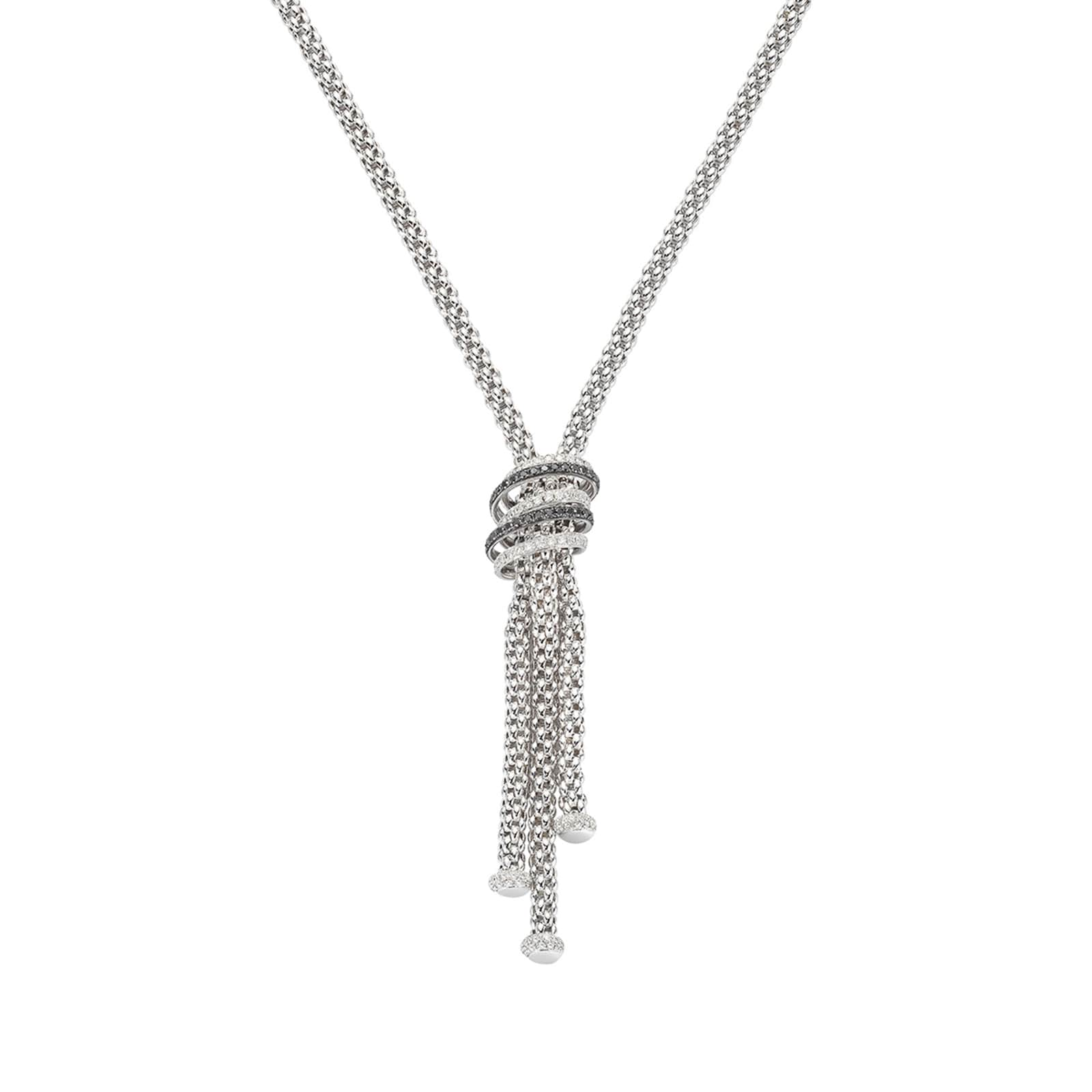 FOPE Solo MiaLuce 18ct White Gold 1.69cttw Diamond Necklace 65106CX_P1 ...