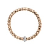 FOPE 18ct Rose & White Gold Flext'it Bracelet