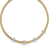 FOPE 18ct Yellow & White Gold Flext'it Necklace