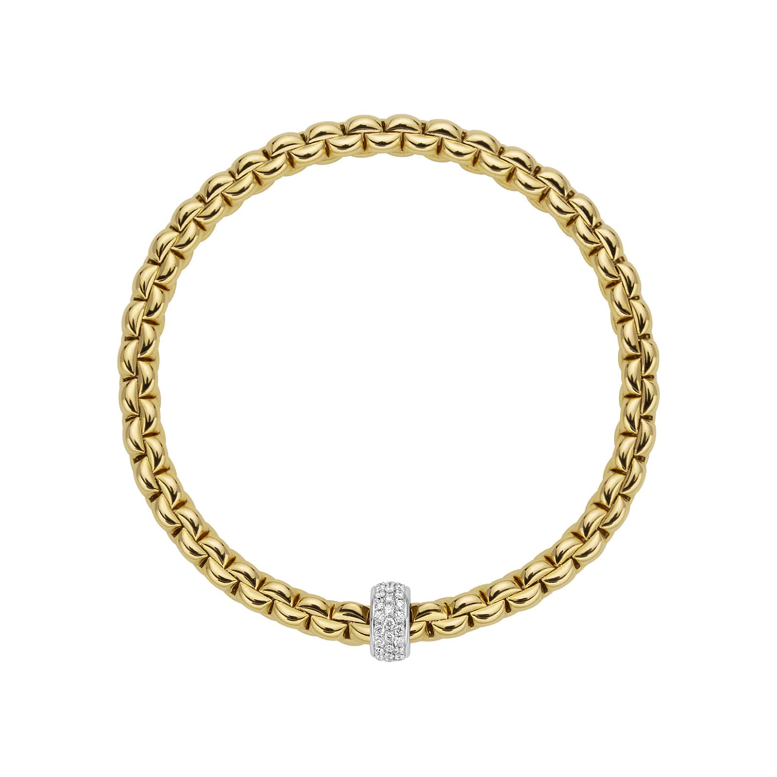 18ct Yellow & White Gold Eka 0.37cttw Diamond Bracelet