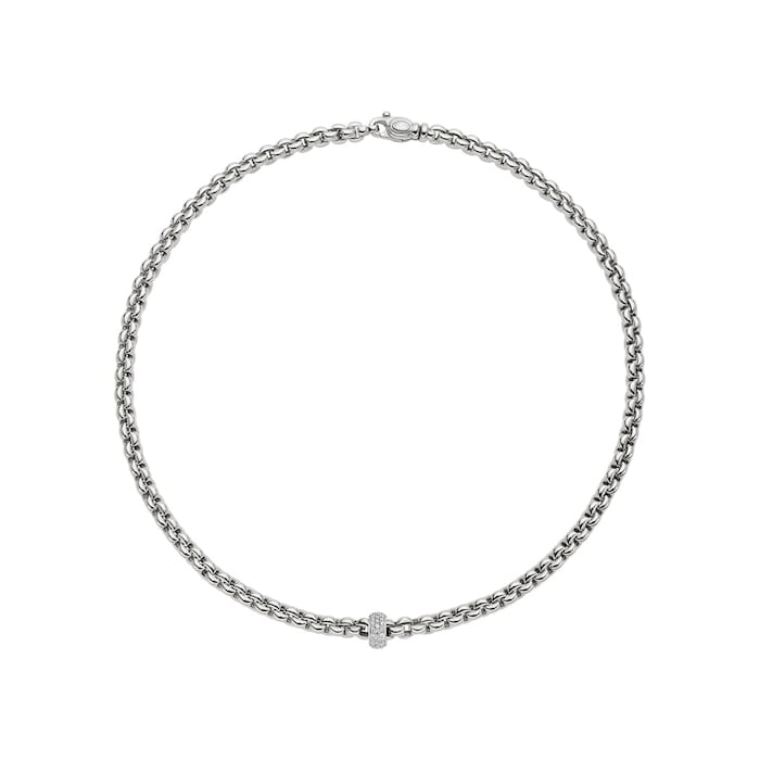 FOPE 18ct White Gold Eka Necklace