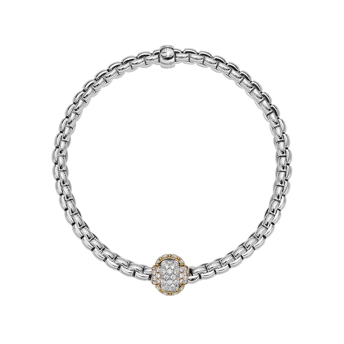 FOPE 18ct White Gold EKA Tiny Bracelet