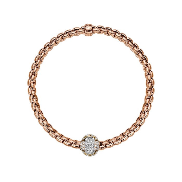 FOPE 18ct Rose Gold EKA Tiny Bracelet