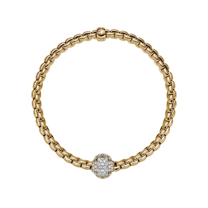 FOPE 18ct Yellow Gold EKA Tiny Bracelet