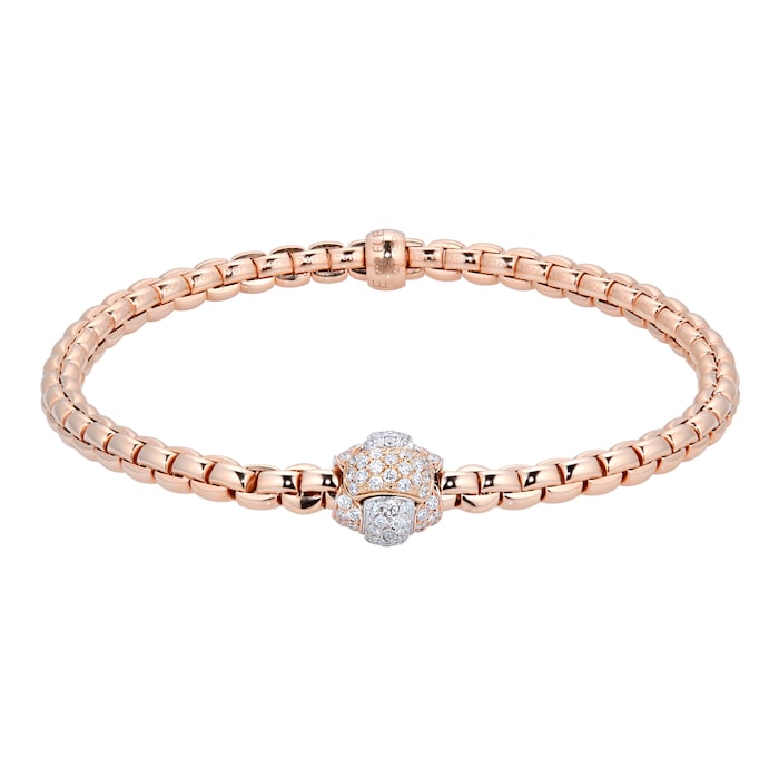 FOPE 18ct Rose Gold EKA Tiny Bracelet