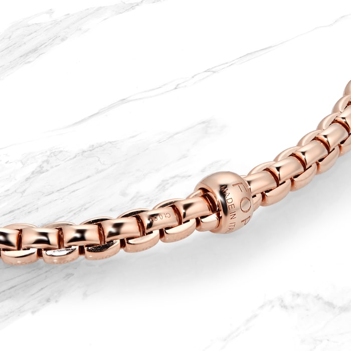 FOPE 18ct Rose Gold EKA Tiny Bracelet