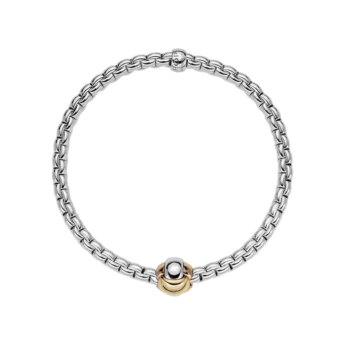 FOPE 18ct White Gold EKA Tiny Bracelet