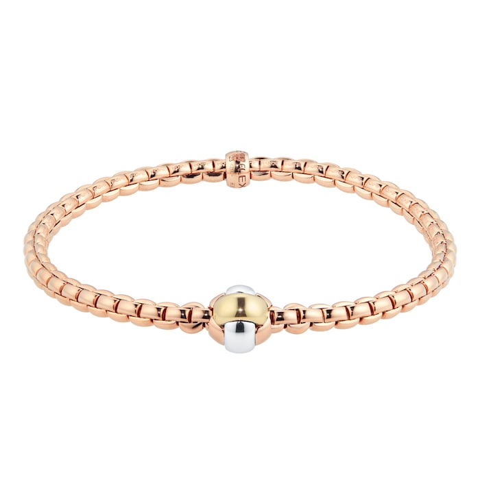 FOPE 18ct Rose Gold EKA Tiny Bracelet