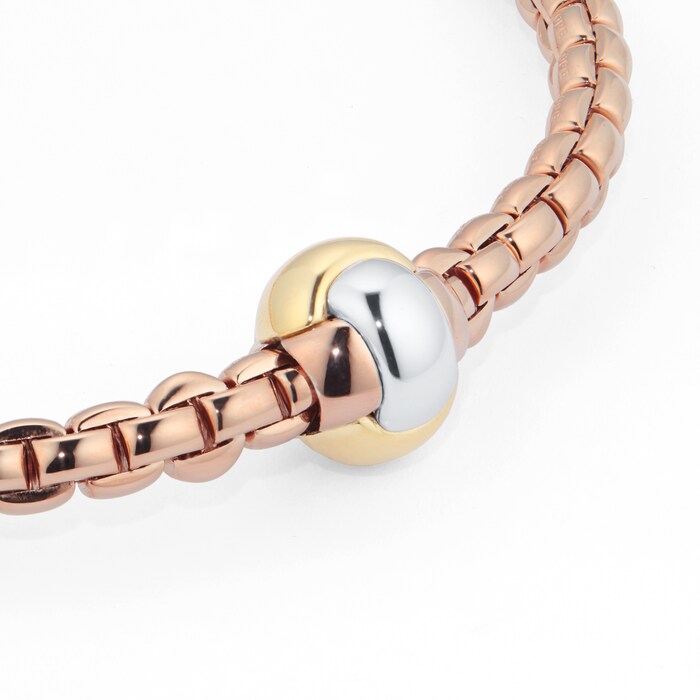 FOPE 18ct Rose Gold EKA Tiny Bracelet