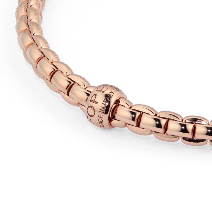 FOPE 18ct Rose Gold EKA Tiny Bracelet