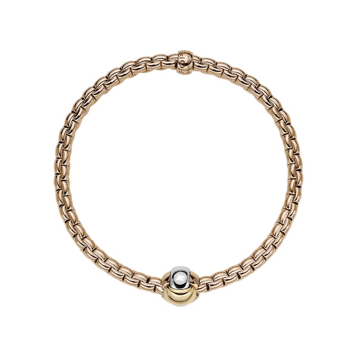 FOPE 18ct Rose Gold EKA Tiny Bracelet