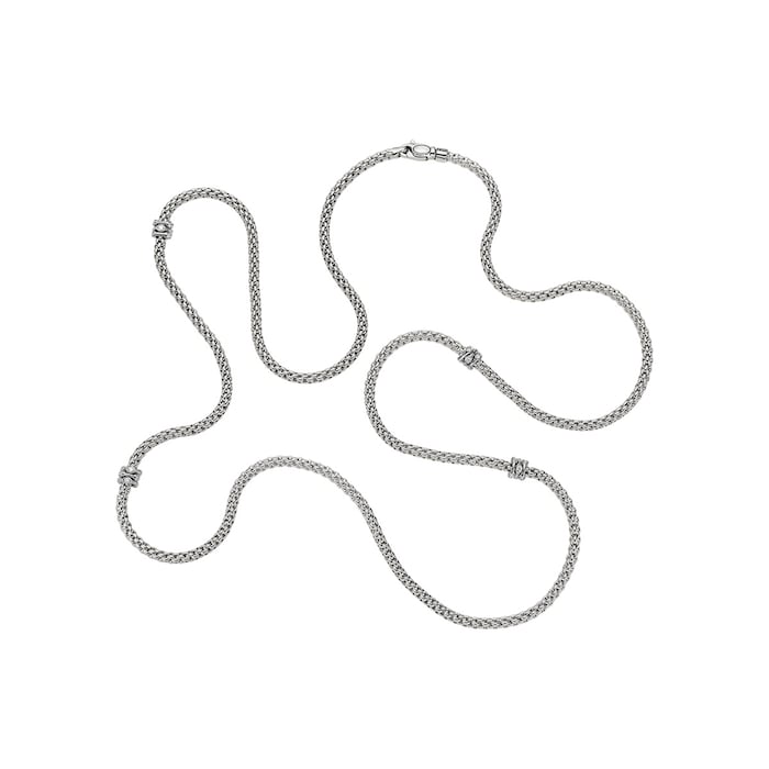 FOPE 18ct White Gold Flex'it Prima Necklace