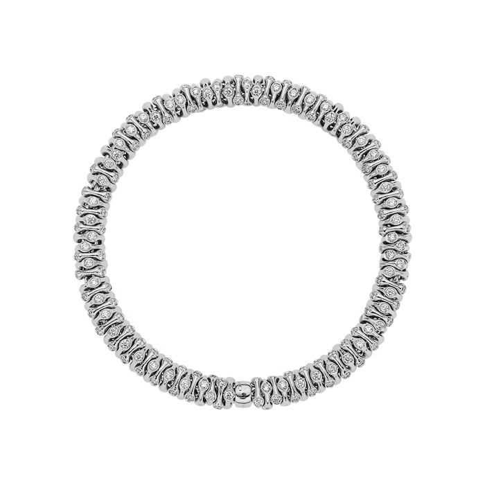 FOPE 18ct White Gold Flex'it Prima Bracelet