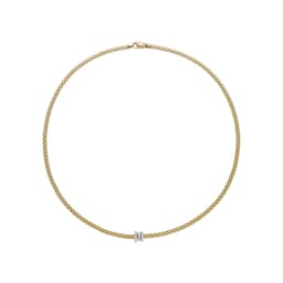 37250765 - 18ct Yellow & White Gold Flex'it Prima 0.31cttw Diamond Necklace