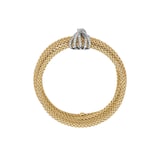 FOPE 18ct Yellow Gold Prima MiaLuce 1.31cttw Diamond Bracelet