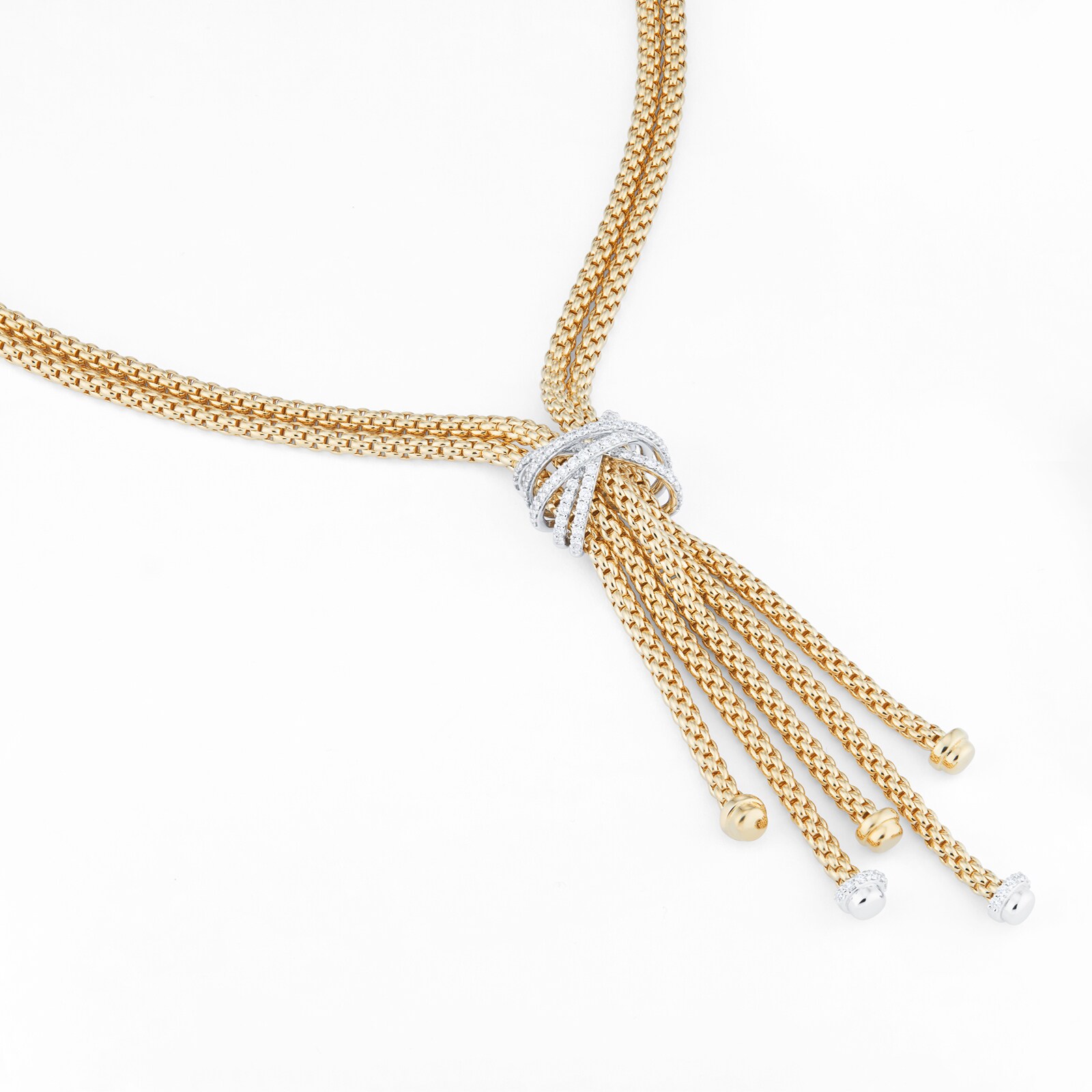 FOPE 18ct Yellow Gold Prima MiaLuce 1.47cttw Necklace FOPE 18ct Yellow Gold Prima MiaLuce 1.47cttw Necklace