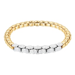 37250782 - 18ct Yellow & White Gold Eka MiaLuce 2.51cttw Diamond Bracelet