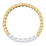 FOPE 18ct Yellow & White Gold Eka MiaLuce 2.51cttw Diamond Bracelet