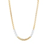 FOPE 18ct Yellow & White Gold 3.92cttw Diamond Eka MiaLuce Necklace