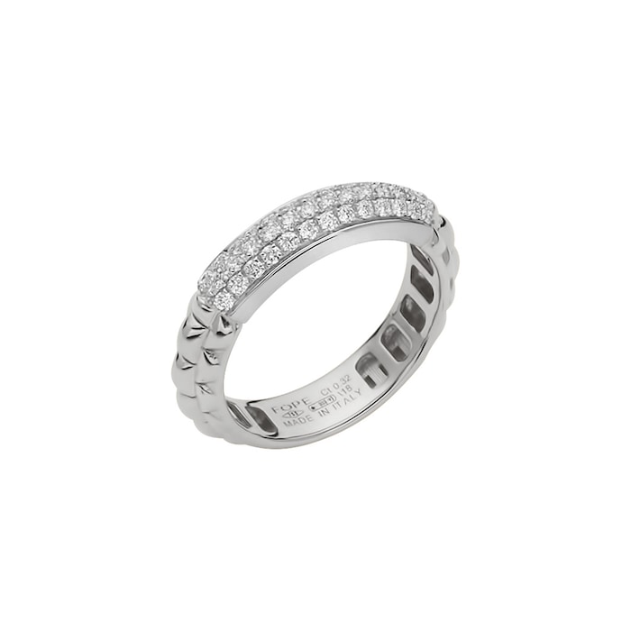 Fope 18ct White Gold Eka Anni Ring