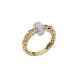 Fope 18ct Yellow & White Gold Flex'it 0.22cttw Diamond Ring