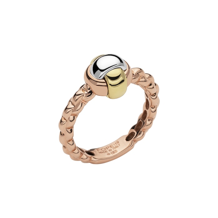 Fope 18ct Rose Gold Flex'it Eka Tiny Ring