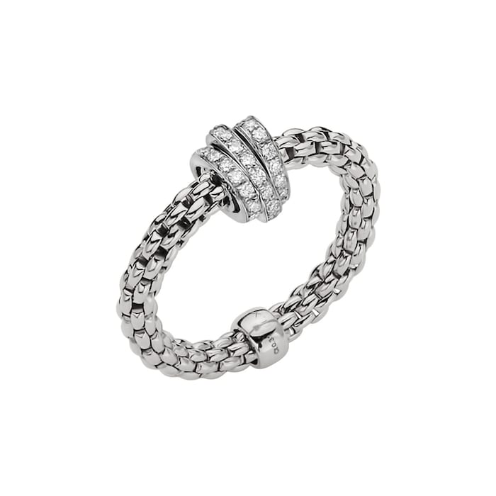 Fope 18ct White Gold Flex'it Prima Ring